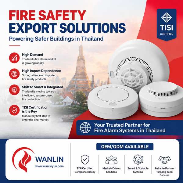 Wanlin Fire China Factory Hochiki alarme incendie Thaïlande alternatif Alarme incendie Hochiki Thaïlande alternative de Wanlin Fire