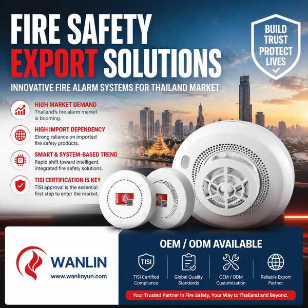Détecteur de fumée de garde de mémoire pour l'Algérie Acheteurs: Export de sécurité incendie intelligente par Wanlin Fire China Factory-Centre de produits-Wanlin Équipement Incendie-Détecteurs de fumée et de monoxyde de carbone