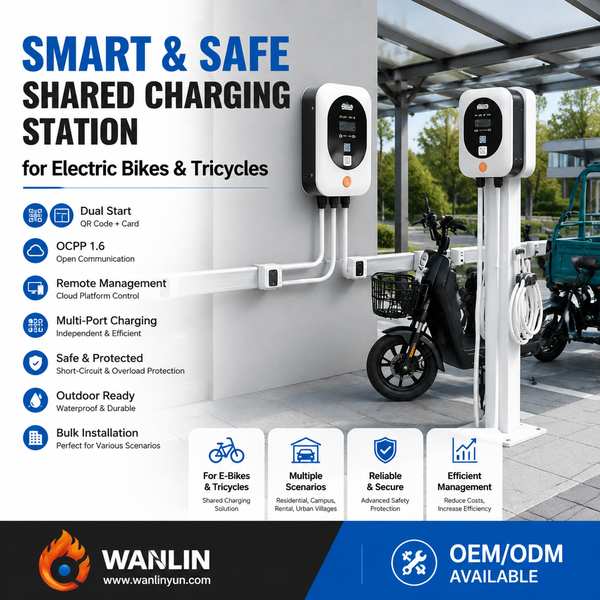 Electric Tricycle Charging Pile - Wanlin Fire EV Charger OEM Manufacturer in China Best Electric Tricycle Charging Pile Manufacturer | Chiang Mai, Thailand - CE RoHS Wanlin
