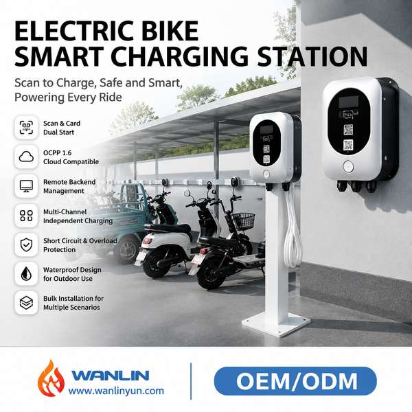 Wall-Mounted Two-Wheeler EV Charger - Wanlin Fire EV Charger OEM Manufacturer in China Best Wall-Mounted Two-Wheeler EV Charger Manufacturer | Ho Chi Minh City, Vietnam - CE RoHS Wanlin