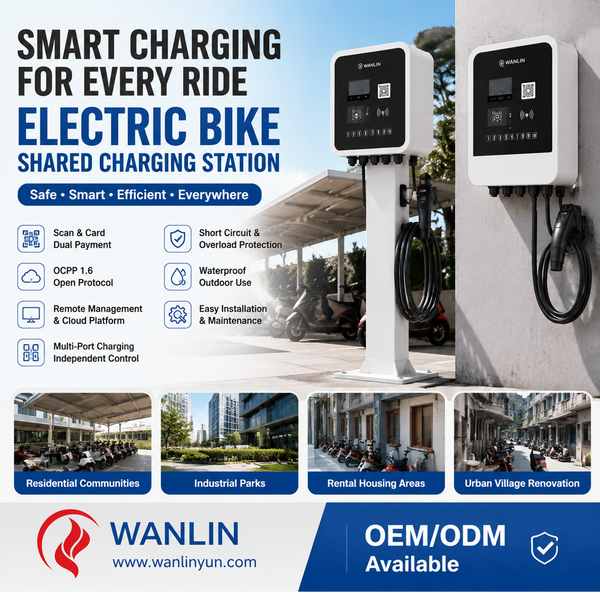 4G Cloud-Managed IoT Charger - Wanlin EV Charging Station OEM Manufacturer in China Best 4G Cloud-Managed IoT Charger Manufacturer | Manila, Philippines - CE OCPP Wanlin