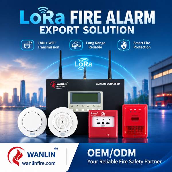 Best Dual Optical Smoke and Heat LoRa Detector Manufacturer | Los Angeles, United States - CE EN54 WanlinFire