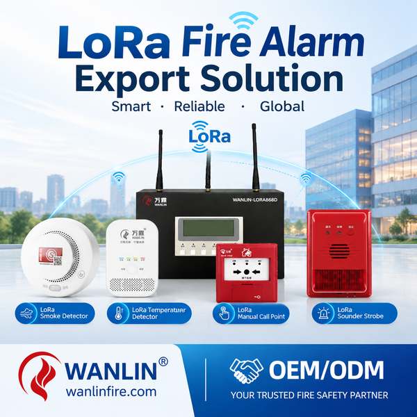 Wanlin Fire LSS-500 LoRa Fire Alarm Equipment - EU868 MHz, Factory Direct LSS-500 LoRaWAN sounder strobe EN54-3 and EN54-23 for Philadelphia Fire Safety