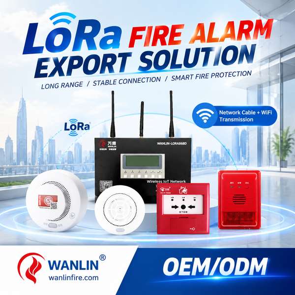 wireless warehouse fire alarm (Wholesale): LoRaWAN Fire Alarm Export by Wanlin China Factory