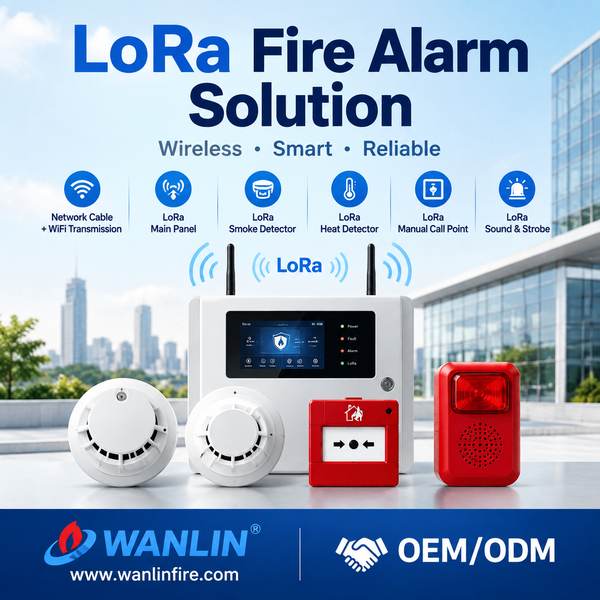 Best LoRaWAN Fire Alarm Gateway Manufacturer | Milan, Italy - CE EN54 WanlinFire