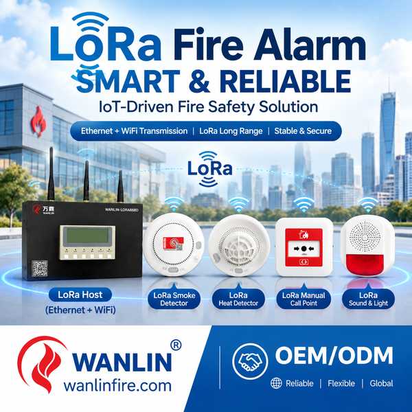 Best LoRaWAN Audible Visual Alarm Device Manufacturer | Berlin, Germany - CE EN54 WanlinFire
