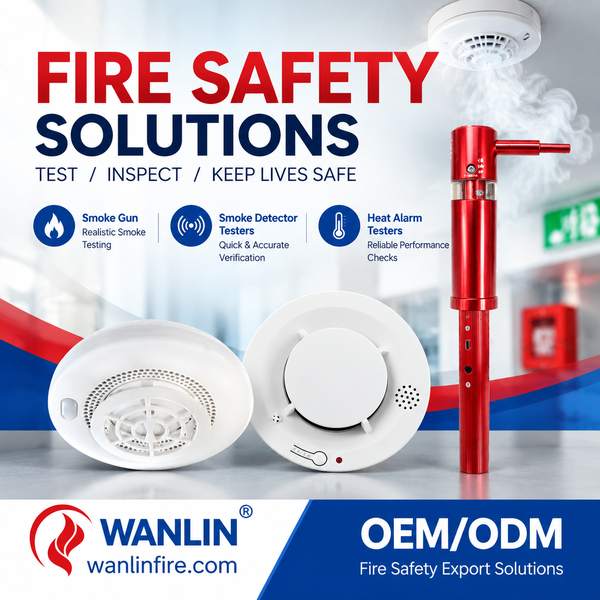 Best Cordless Electronic Smoke Tester Supplier | Seoul, South Korea - CE EN54 WanlinFire