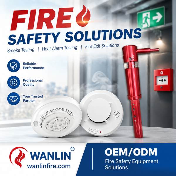 WFT-600 multi-criteria detector tester for smoke heat and CO multi-sensor detectors for Philadelphia Fire Testing