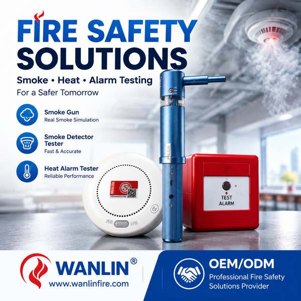 Smoke Detector Sensitivity Tester - Wanlin Fire Detector Tester OEM Manufacturer in China Best Smoke Detector Sensitivity Tester Supplier | Milan, Italy - CE EN54 WanlinFire