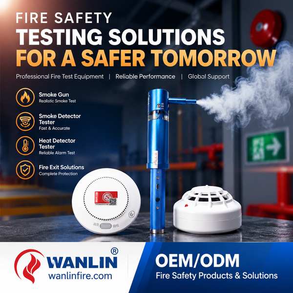 Meilleur fournisseur de testeur de détecteur de multi-critères ➡ Madrid, Espagne - CE EN54 WanlinFire
