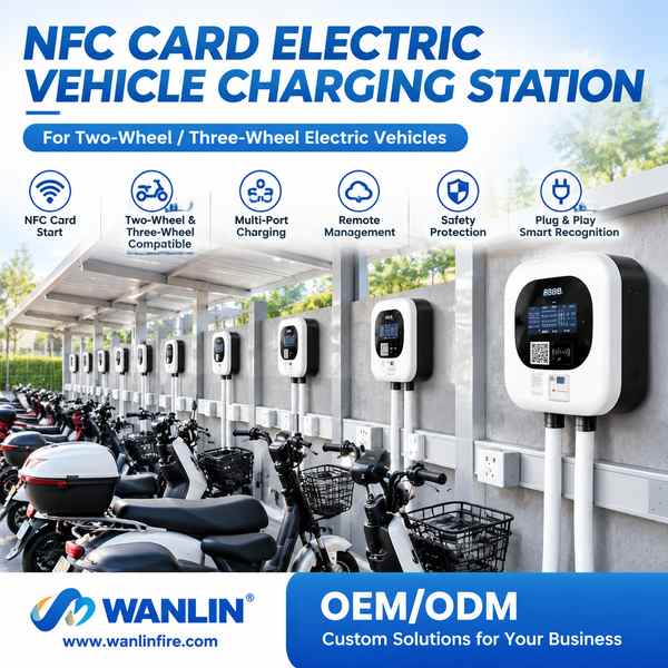 WEC-600 Outdoor Weatherproof Street Charging Post — 7 kW AC / 2 sockets, Factory Direct EV Charging Equipment Import Duty for Nonthaburi, Thailand