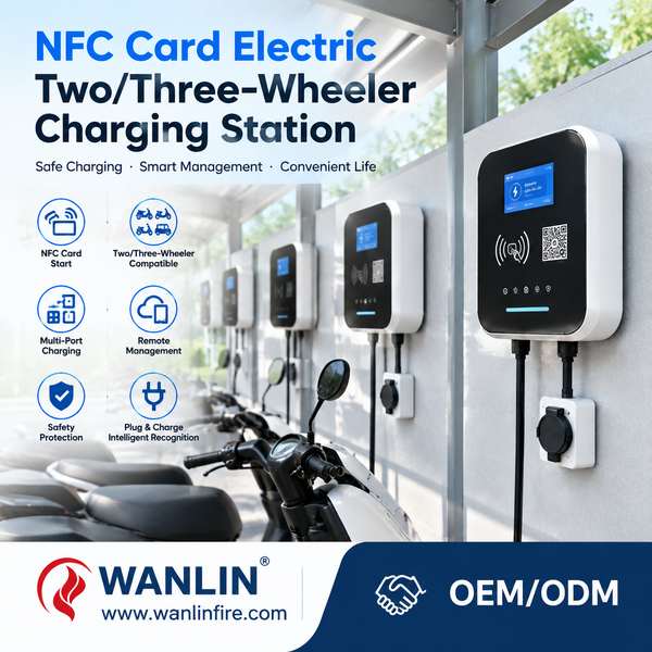 Station de recharge des cartes RFID pour condiments - Wanlin Fire NFC EV Charger OEM Manufacturer en Chine Meilleure station de recharge de carte RFID pour condominiums Manufacturer ⁇ Penang, Malaisie - CE RoHS Wanlin