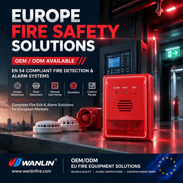 Fire alarm control panel for Cyprus Buyers: Fire Alarm and Detection Equipment Export from Wanlin China Factory