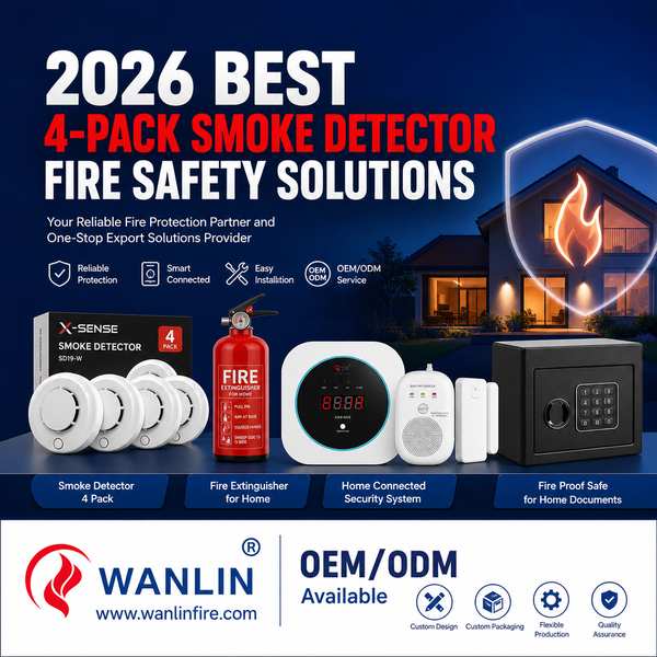 Best 4-Pack Triple Sensor Smoke Alarm Manufacturer | Amsterdam, Netherlands - CE RoHS Wanlin