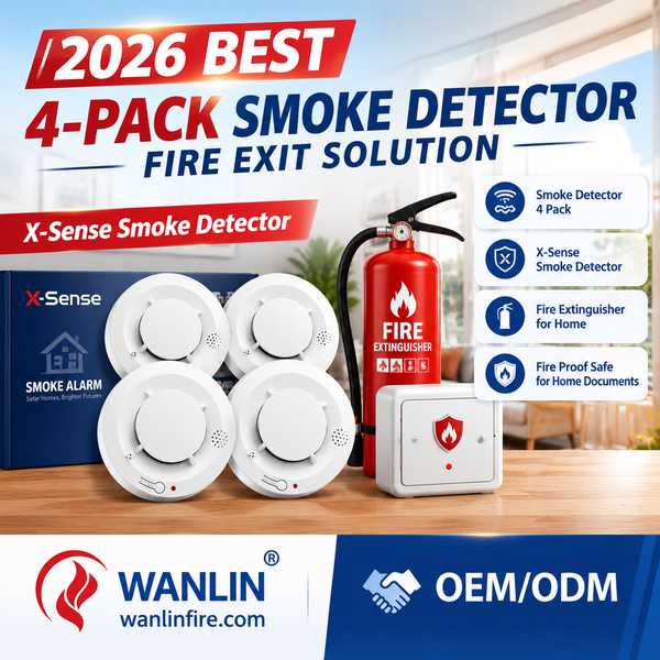 4-Pack Mini Travel Smoke Alarm - Wanlin Fire 4-Pack Smoke Alarm OEM Manufacturer in China Best 4-Pack Mini Travel Smoke Alarm Manufacturer | New York, United States - CE RoHS Wanlin
