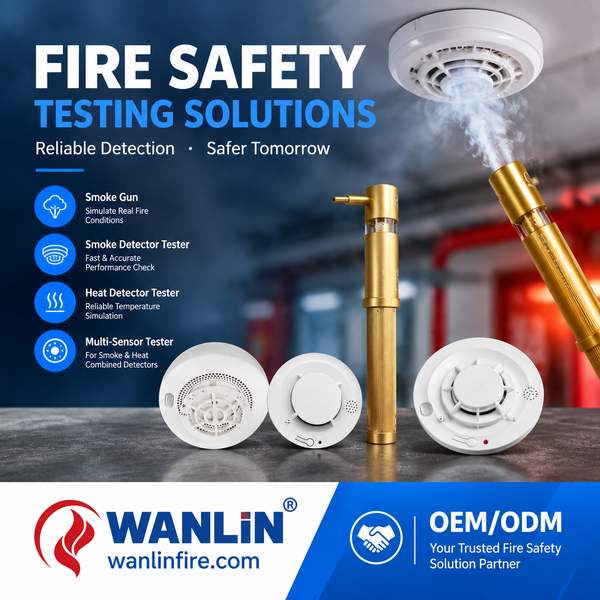 Cordless Heat Alarm Tester - Wanlin Fire Detector Test Equipment OEM Manufacturer in China Best Cordless Heat Alarm Tester Manufacturer | Dubai, United Arab Emirates - CE RoHS Wanlin
