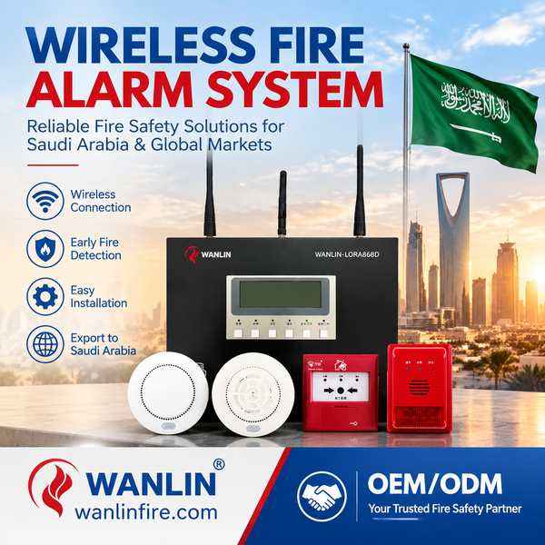 Meilleur fabricant de passerelle d'alarme d'incendie sans fil WANLIN-868D Ethernet
