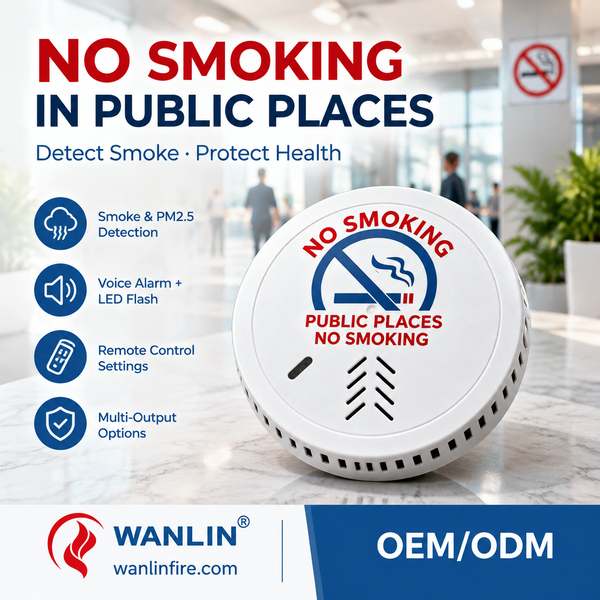 Nightclub Smoking Detector smoking and vape detection alarm for Bangkok, Thailand