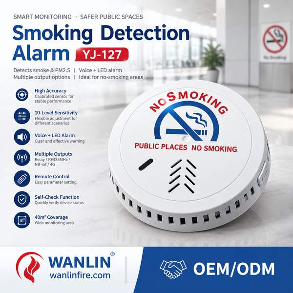 School Smoking Alarm smoking and vape detection alarm for Bangkok, Thailand