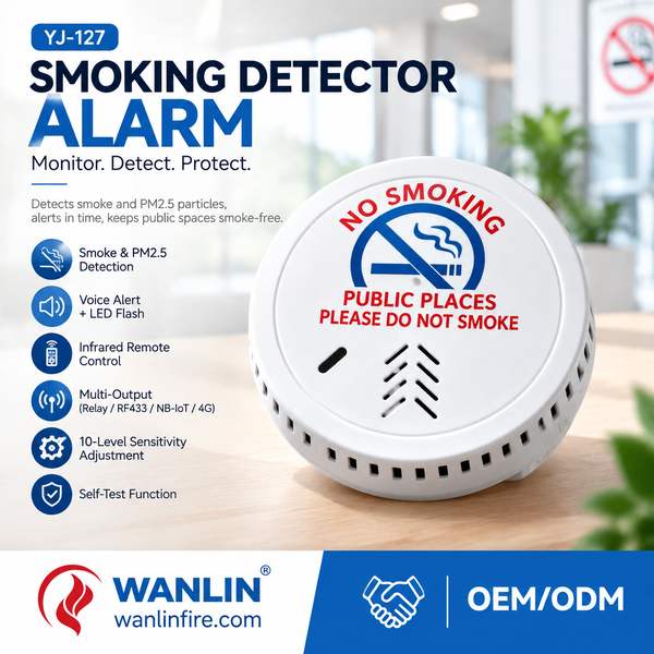 Vape Detector for School Dormitories - Wanlin Smoking Detection Manufacturer in China Best Vape Detector for School Dormitories Manufacturer | New York, United States - Wanlin Fire