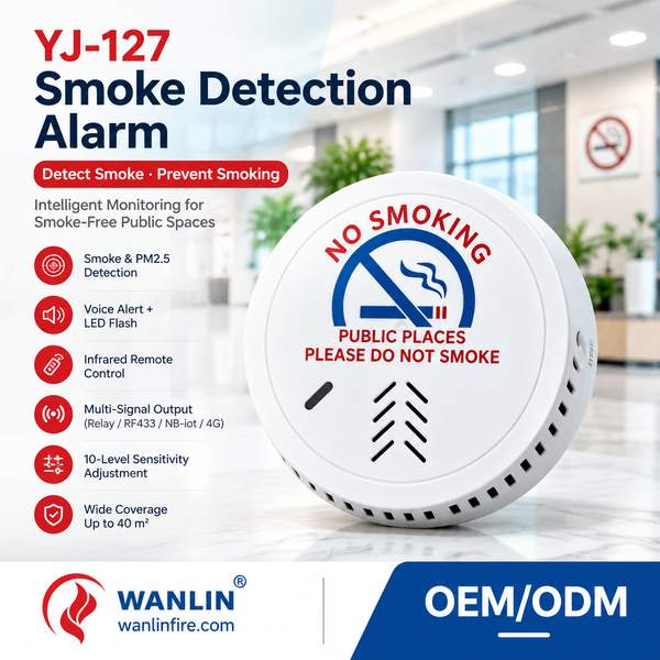 Smoking alarm export for Amsterdam Buyers: Smoking Detection Alarm Export from Wanlin China Factory-Centre de produits-Wanlin Équipement Incendie-Détecteurs de fumée et de monoxyde de carbone